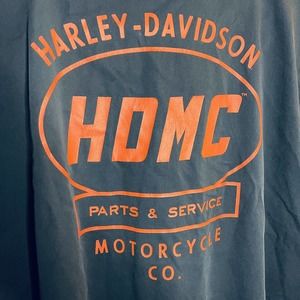 Harley-Davidson Men’s HDMC Button-Up Mechanics Shirt Size 4XL